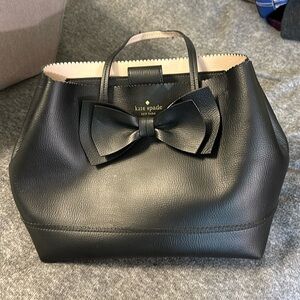 Kate Spade Black Tote with Bow